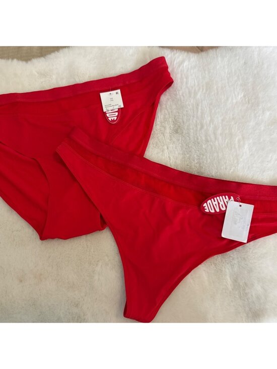 Parade 2 pk. RE: Play Brief & Thong RED size 2XL Red - Picture 1 of 3